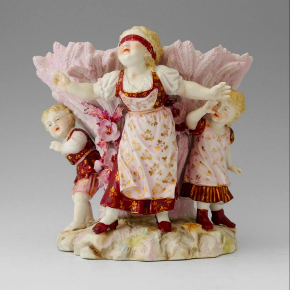 Volkstedt Figural Planter